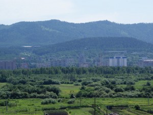 Вид на город